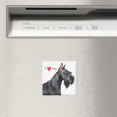 Ik hou van mijn Giant Schnauzer Magneet (Insitu (Vaatwasser))