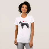 Ik hou van mijn Giant Schnauzer T-shirt (Voorkant volledig)