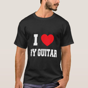 Ik hou van mijn gitaar t-shirt
