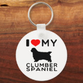 Ik hou van mijn glasvezel. sleutelhanger (Voorkant)