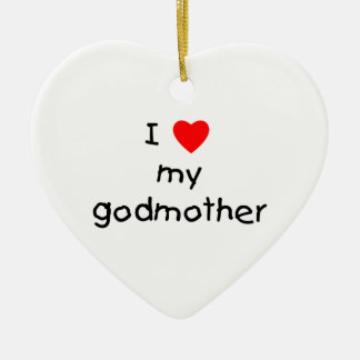 Ik hou van mijn god keramisch ornament