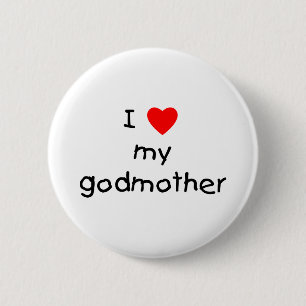 Ik hou van mijn god ronde button 5,7 cm