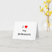 Ik hou van mijn godouders kaart (Gele Bloem)