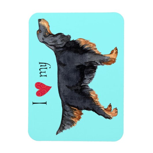 Ik hou van mijn Gordon Setter Magneet (Verticaal)