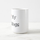 Ik hou van mijn Granddogs Mok (Center)