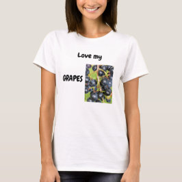 Ik hou van mijn GRAPES T-shirt