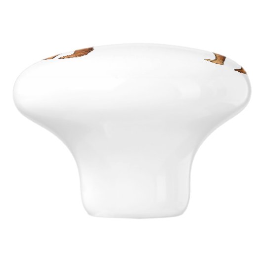 Ik hou van mijn grens keramische knop (Zijkant)