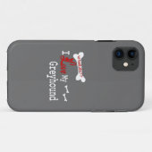 Ik hou van mijn Greyhound Case-Mate iPhone Case (Achterkant (horizontaal))