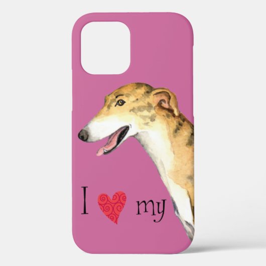 Ik hou van mijn Greyhound Case-Mate iPhone Case (Achterkant)