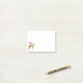 Ik hou van mijn Greyhound Post-it® Notes (Op bureau)