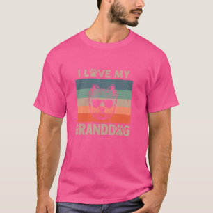 Ik hou van mijn groothond Westie Oma Opa Hondeneig T-shirt