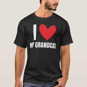 Ik hou van mijn grootkat grappig huisdier oma opa t-shirt