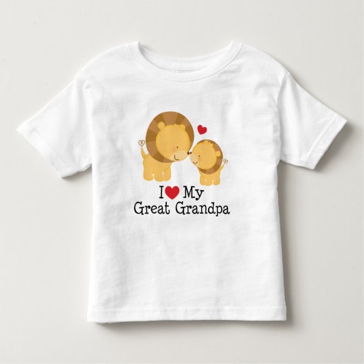Ik hou van mijn grootvader kinder shirts (Voorkant)