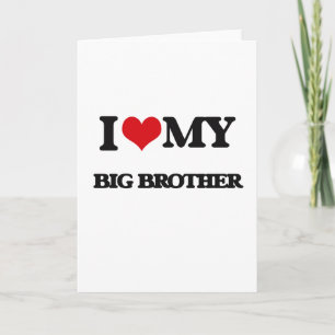 Ik hou van mijn grote broer kaart