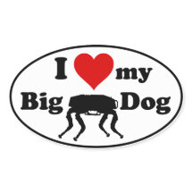 Ik hou van mijn grote hond
