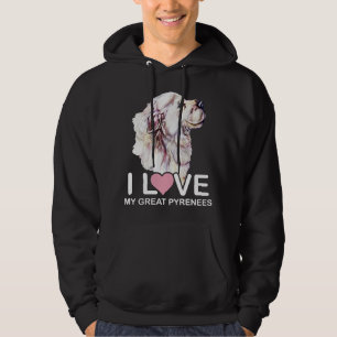 Ik hou van mijn grote Pyreneeën Hoodie