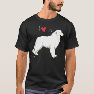 Ik hou van mijn Grote Pyreneeën T-shirt