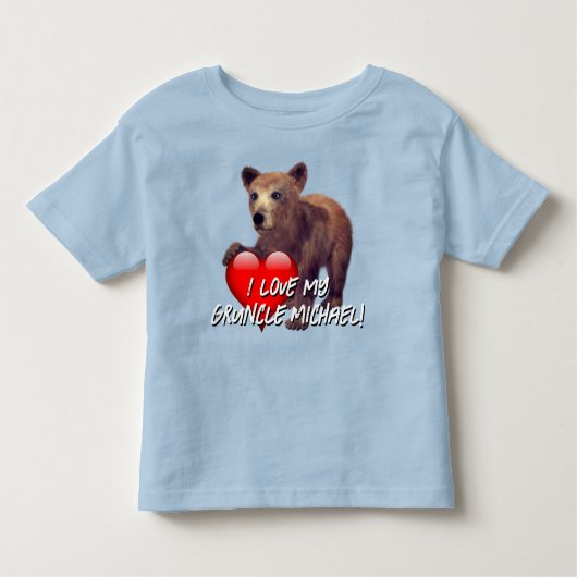 "Ik hou van mijn gruncle!" Beren welp Kinder Shirts (Voorkant)