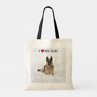 IK HOU VAN MIJN GSD CANVAS TAS