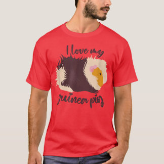Ik hou van mijn Guinee Pig Cavy Cute Funny T-Shirt