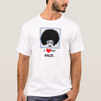 Ik hou van mijn haar - Afro T-shirt
