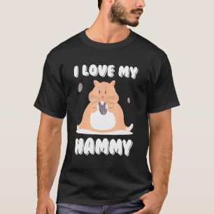 Ik hou van mijn Hamsters Pet-eigenaars T-shirt