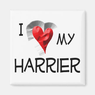 Ik hou van mijn Harrier Magneet