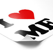 Ik hou van mijn hart foto afdruk (Hoek)