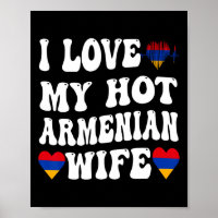 Ik hou van mijn hete Armeense vrouw Armenië Vlag H