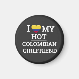 Ik hou van mijn hete Colombiaanse vriendin Magneet