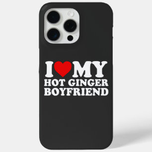 Ik hou van mijn hete gember vriendje iPhone 15 pro max hoesje