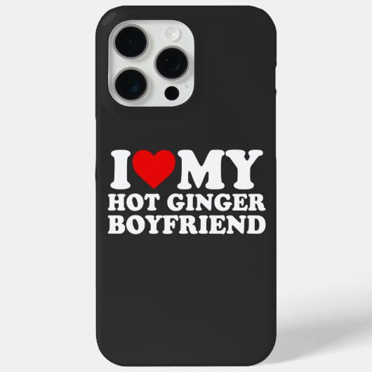 Ik hou van mijn hete gember vriendje Case-Mate iPhone case (Achterkant)