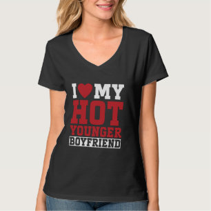 Ik hou van mijn hete jongere vriendje paar Vriendi T-shirt