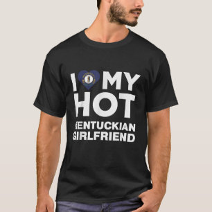 Ik hou van mijn hete Kentuckian Vriendin Kentucky T-shirt