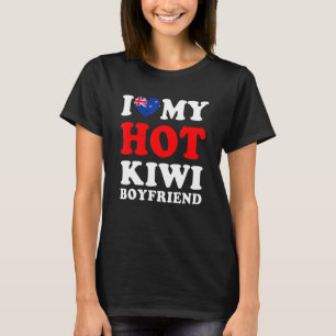 Ik hou van mijn hete kiwi vriendje Funny Vriendin T-shirt
