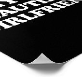 Ik hou van mijn hete mooie Vriendin ik hart mijn b Poster (Hoek)