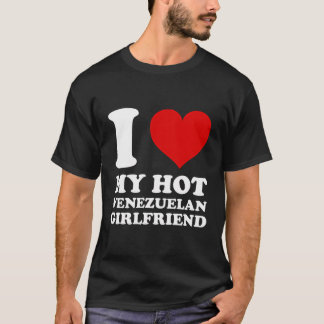 Ik hou van mijn hete Venezolaanse Vriendin Ik hart T-shirt