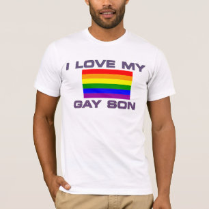 Ik hou van mijn homepage zoon - T Shirt