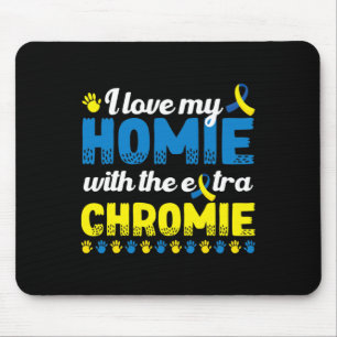 Ik hou van mijn homie met een extra chromie down s muismat