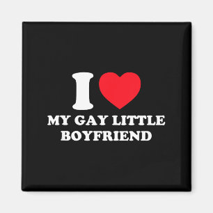 Ik hou van mijn homo vriendje Funny Y2k Valentijn Magneet