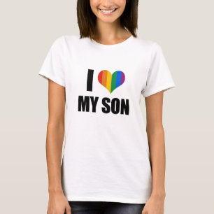 Ik hou van mijn homo zoon t-shirt