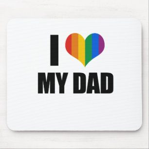Ik hou van mijn homoseksuele vader muismat