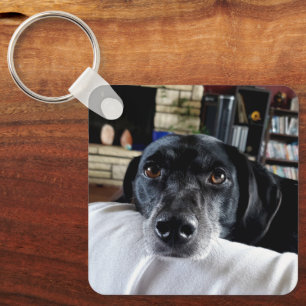 Ik hou van mijn hond Foto Sleutelhanger