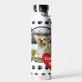 Ik hou van mijn hond foto waterfles (Links)