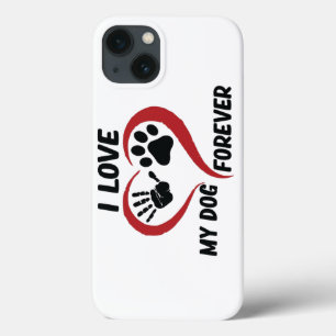Ik hou van mijn hond kussensloop iPhone 13 hoesje