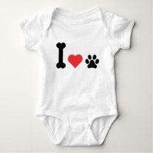Ik Hou Van Mijn Hond Liefhebber Baby Body Pet Oude