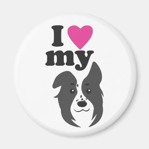 Ik hou van mijn hond! magneet