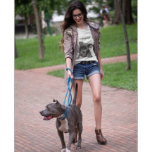 Ik hou van mijn hond Pitbull