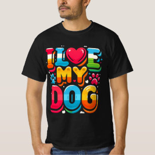 Ik hou van mijn hond t-shirt