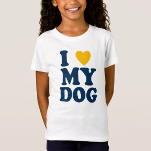 Ik hou van mijn hond t-shirt